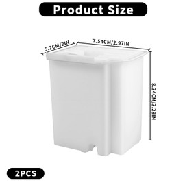 2 PCS Waste Ink Pad Replacement, Compatible with EPSON Eco Tank Et-2800 Et-2803 Et-4800 Et-2400 Et-2720 Et-4700 Et-2711 L3110 L3250 L3150 L3210 Printer Maintenance Box