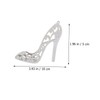 Ciieeo 6Pcs Cute Mini High Heel Xmas Ornaments Lightweight Decorative