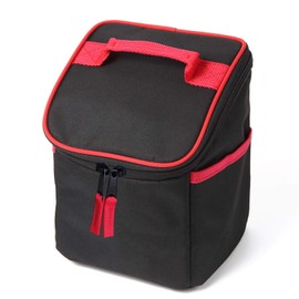 sotoego Spice Box for Camping, Condiment Container (Lid Back Pocket, Bottom Plate, Divider) for Camping, Barbecues, Condiment Box (Black)