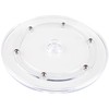 Yatinkim 17.5 cm Acrylic Turntable Plastic Rotating Round Lazy Susan