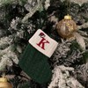 Christmas Stocking – Green A-Z Letter Hanging Christmas Stockings, Christmas
