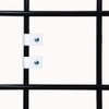 White Gridwall Mount Brackets, Economical Grid Panel Flush Mounting Clips