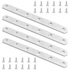 4 PCS Stainless Steel Flat Fixing Mending Brackets with Screws