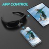JJPOBYL Sport Camera with WiFi, Camera Sunglasses for Outdoor Sports