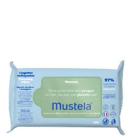 Mustela Cleansing Wipes Avocado, 60 pcs