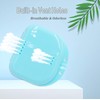 Orthodontic Retainer Case with Vent Holes - Light Blue