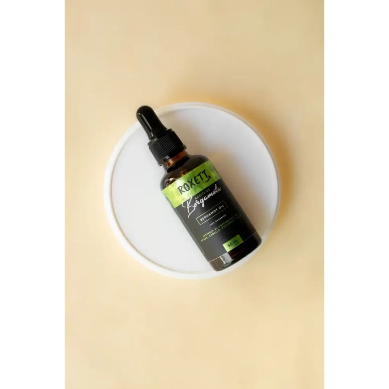 Aceite De Bergamota Natural Para Cabello, Barba, Cejas Y Pestañas