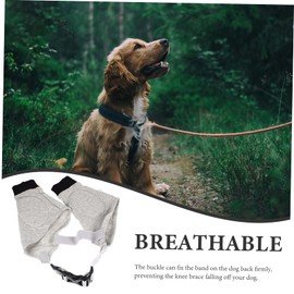 CIYODO Dog Knee Brace for Pet Injury Support Leg Protector for Dogs Breathable Comfortable Foreleg Sleeve for and Joint Stability