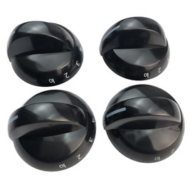 316220009 Range Burner Knob Compatible with Frigidaire Ranges Replaces 1379610 AP4322122 1379610 AH1991531 PS1991531 (4 Pack)