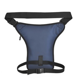 Canvas Drop Leg Bag Waist Pack Thigh Bag for Men Women Outdoor Travel Tactical, Motorcycle Drop Leg Bag (Blue, One Size)