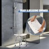 Ez2care Shower Chair, Adjustable Non-Slip Shower Bench with Suction Feet,