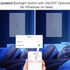 MoesGo 2nd Generation WiFi RF433 Smart Touch Wall Single Fire