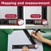 Angle Finder,Digital Angle Finder Tool,8''/200mm Digital Angle Finder Ruler with