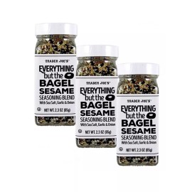 Trader Joe's 3 Pack Trader Joe's Everything but the Bagel Sesame Seasoning Blend  2.3 oz each