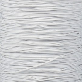 Paracord Planet Elastic Cord – 1/16 & 1/32 Inch Diameters – Beading and Crafting Stretch String – Great for Arts, Crafts, Costume Making, and More (White, 1/32 inch x 10 Feet)