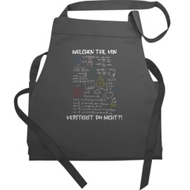 Shirtracer - Apron - Teacher - Adult - Which Part of Maths Physics Computing Do You Not Understand I Gift Math Teacher I Math Teacher, 2 anthracite