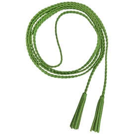 Nanxson Women's Waist Belt Woven Tassels Chain Belt Skinny Belt for Skirt Dress PDW0042 (green)