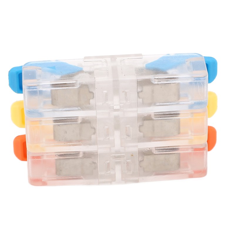 10Pcs Lever Wire Connector Electrical Quick Wiring Connect Inline Splicing