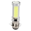 2x 6000K White H6M COB LED Motor Bike/ATV Headlight Fog