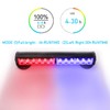 LE-JX Blue/Red Wireless Traffic Advisor Emergency Lights Bar Beacon Led