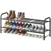 LINZINAR 2 / 3 / 4 Tier Metal Shoe Rack
