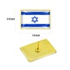 50/Pcs American us Israel Flag Lapel Pins Bulk - Metal