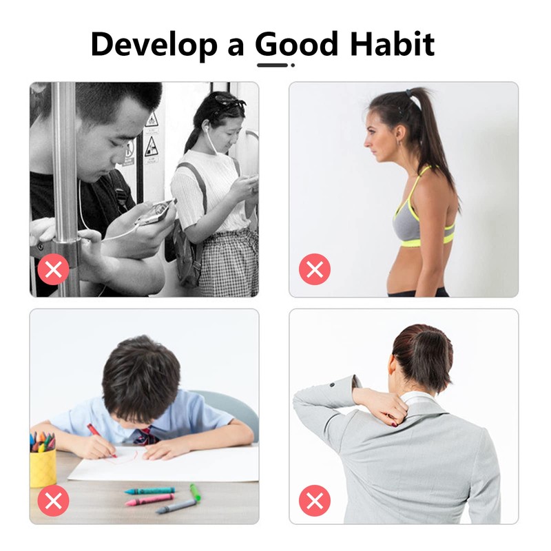 Smart Posture Corrector, Upper Back Brace with Vibration Intelligent Posture