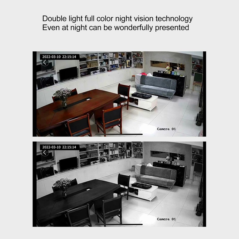 5G WiFi Security Camera HD 360 Degree Lens Night Vision