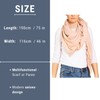PANASIAM Plain Scarf, Oversized Scarves for Men and Women, Stole