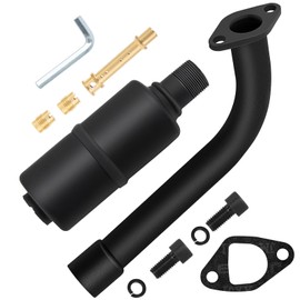 SOFO Predator 212 Exhaust Muffler Kit - for Coleman CT200u BT200X KT196,Baja MB200 for Honda 196cc 224cc 200cc GX160 GX200 6.5HP Engine Go Kart Mini Bike