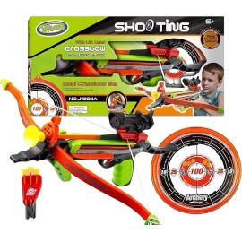 Toysery Real Crossbow Archery Set for Kids - 3 Suction Cup Arrows