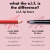 E.l.f. Cream Glide Lip Liner, Delineador de Labios Altamente Pigmentado,
