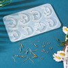 Handship 141pcs Resin Earring Mold Kit Assorted Animal Moon Pendant