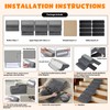 ROYALAY 4 Pack Dog Ramp for Stairs, Interlocking Dog Stairs