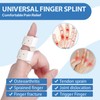 Andecoco 5 PCS Breathable Trigger Finger Splint, Adjustable Finger Brace,