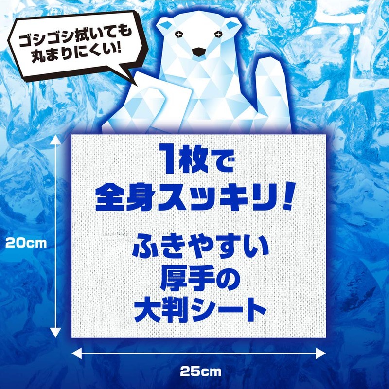 Icenon Ultra Cold Body Sheet, Mint Scent, 30 Sheets, Pack