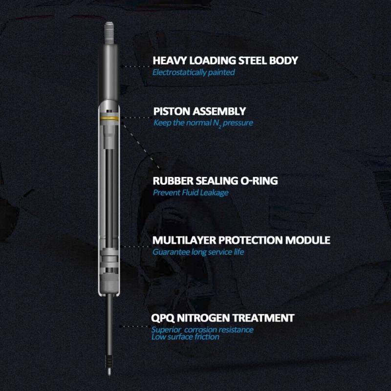 BOXI 4419 Universal 14.5" 35lbs 10mm Ball Socket Lift Support