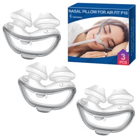 Replacement Nasal Pillows for Airfit P10 Large (3 Packs), Lighter Weight and Better Seal, Replacement CPAP Supplies with Softer Silicone