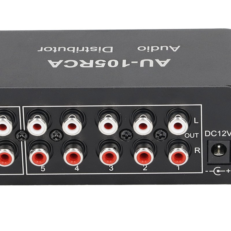 Bi Directional Audio Switcher High Fidelity 5 Way Audio Switch