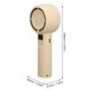 Handheld Portable Turbo Fan 1200mAh USB Rechargeable Battery Operated Mini