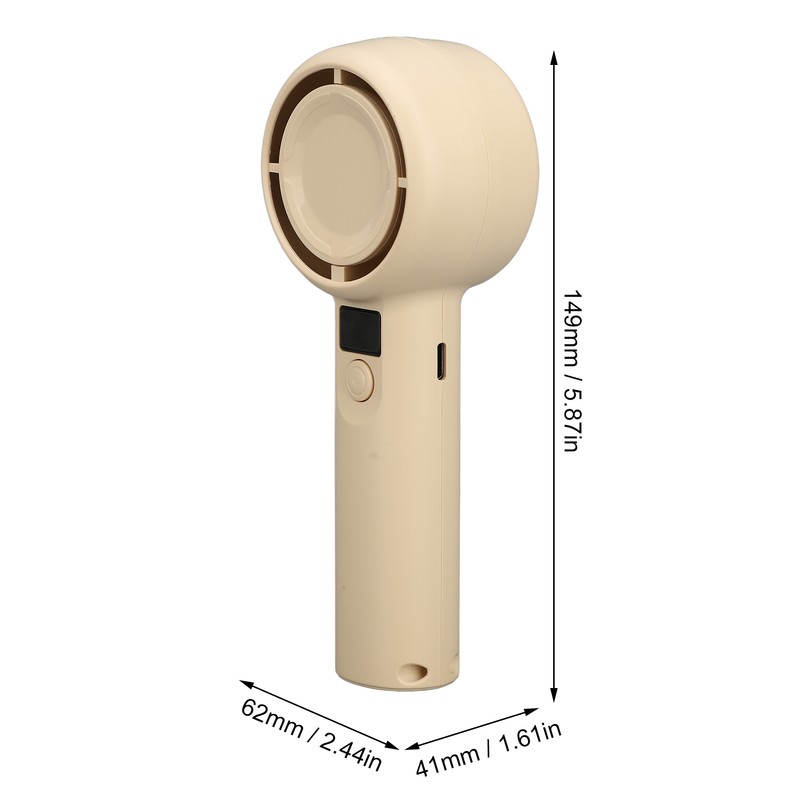 Handheld Portable Turbo Fan 1200mAh USB Rechargeable Battery Operated Mini