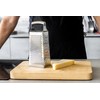 MasterClass Acid-Etched Stainless Steel Box Grater with Handle, 24 cm