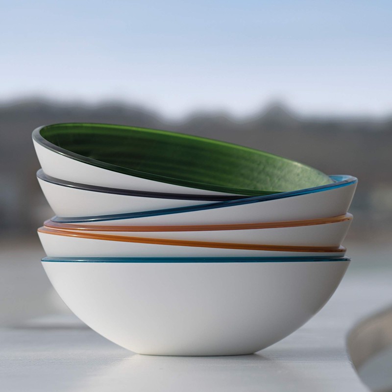 Guzzini Twist Bowls, One Size, Sky Grey