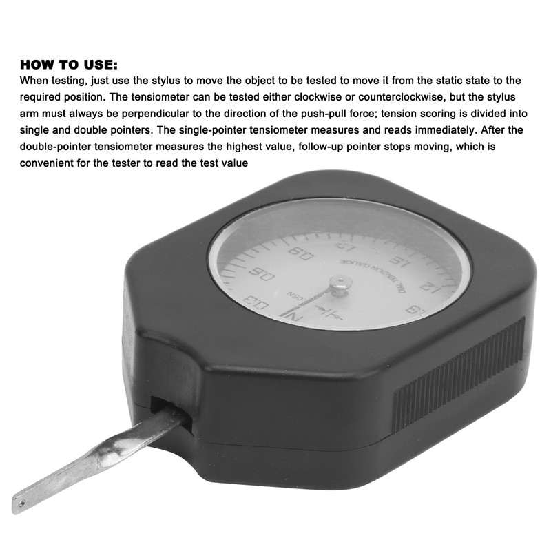 SEN-1.5-1 Dial Tension Gauge with Single Pointer 1.5N Tensiometer Tester
