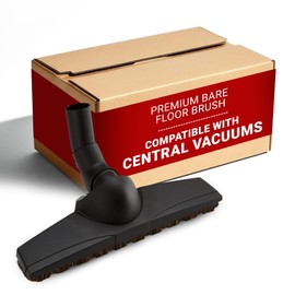 Drainvac Broan-NuTone CT158 Premium Floor Brush with Bristles – 13-Inch Wide, Central Vacuum Accessories, Turn & Twist Swivel Design, Perfect for Tile & Hardwood Floors, Fits Broan-NuTone Wands