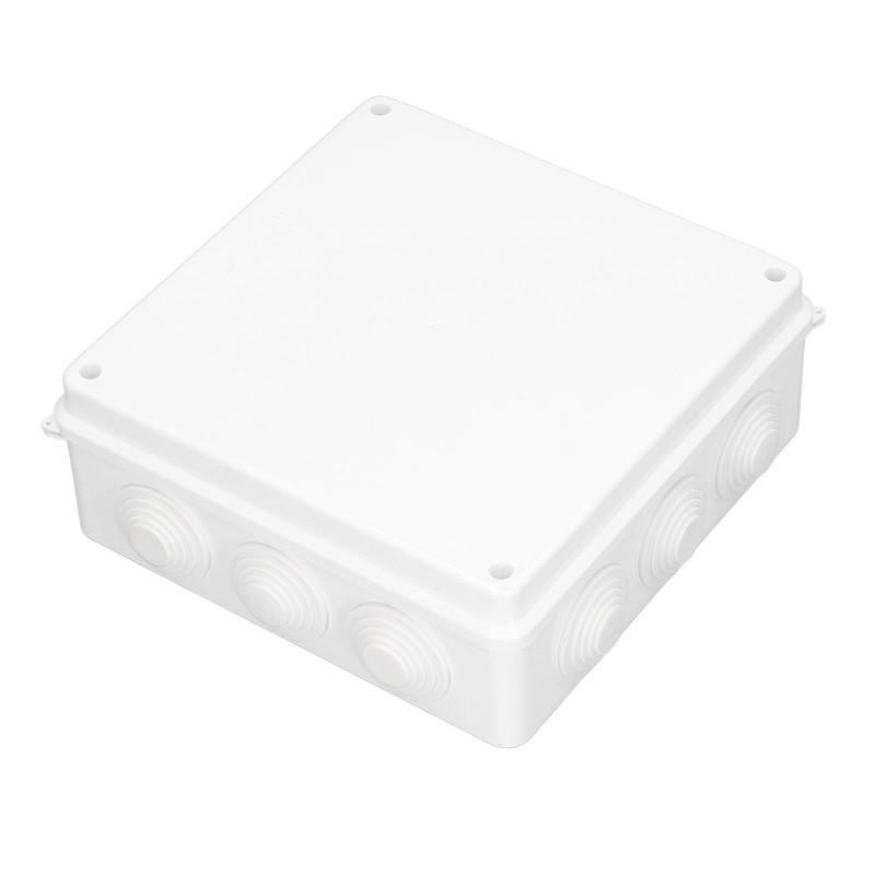 Electrical Junction Box 200x200x80mm IP65 Weatherproof Pre Drilled Electrical Enclosure