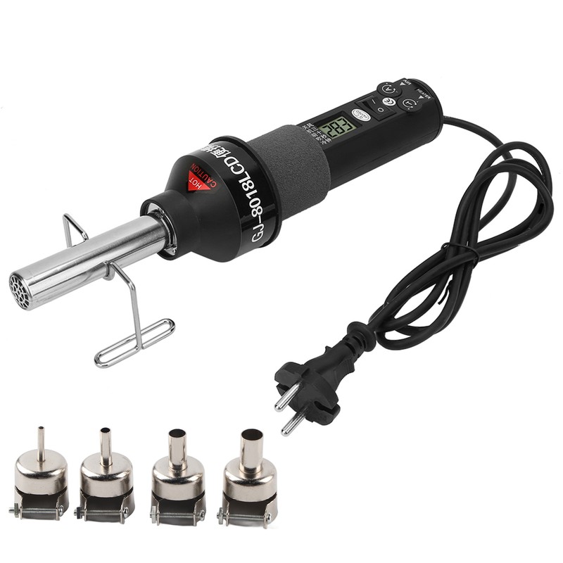 450W LCD Adjustable Electronic Heat Hot Air Gun Desoldering Soldering