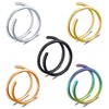 Tanreeqee 18G Double Nose Ring for Single Piercing Stainless Steel