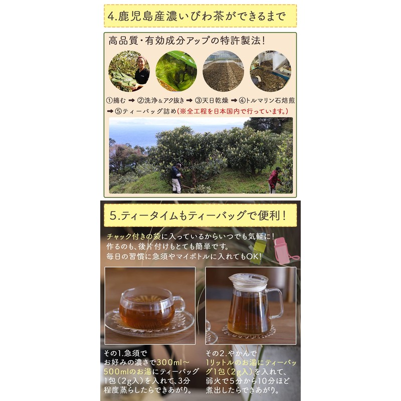 Honjien Tea Koshima Prefecture, Healthy Tea, 0.07 oz (2 g)