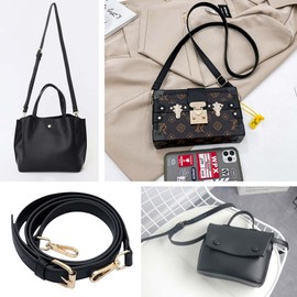 Shoulder Strap, Bag Straps for Changing, Length Adjustable Shoulder Strap 105-120 cm, Bag Strap, Black, Shoulder Strap for Bags